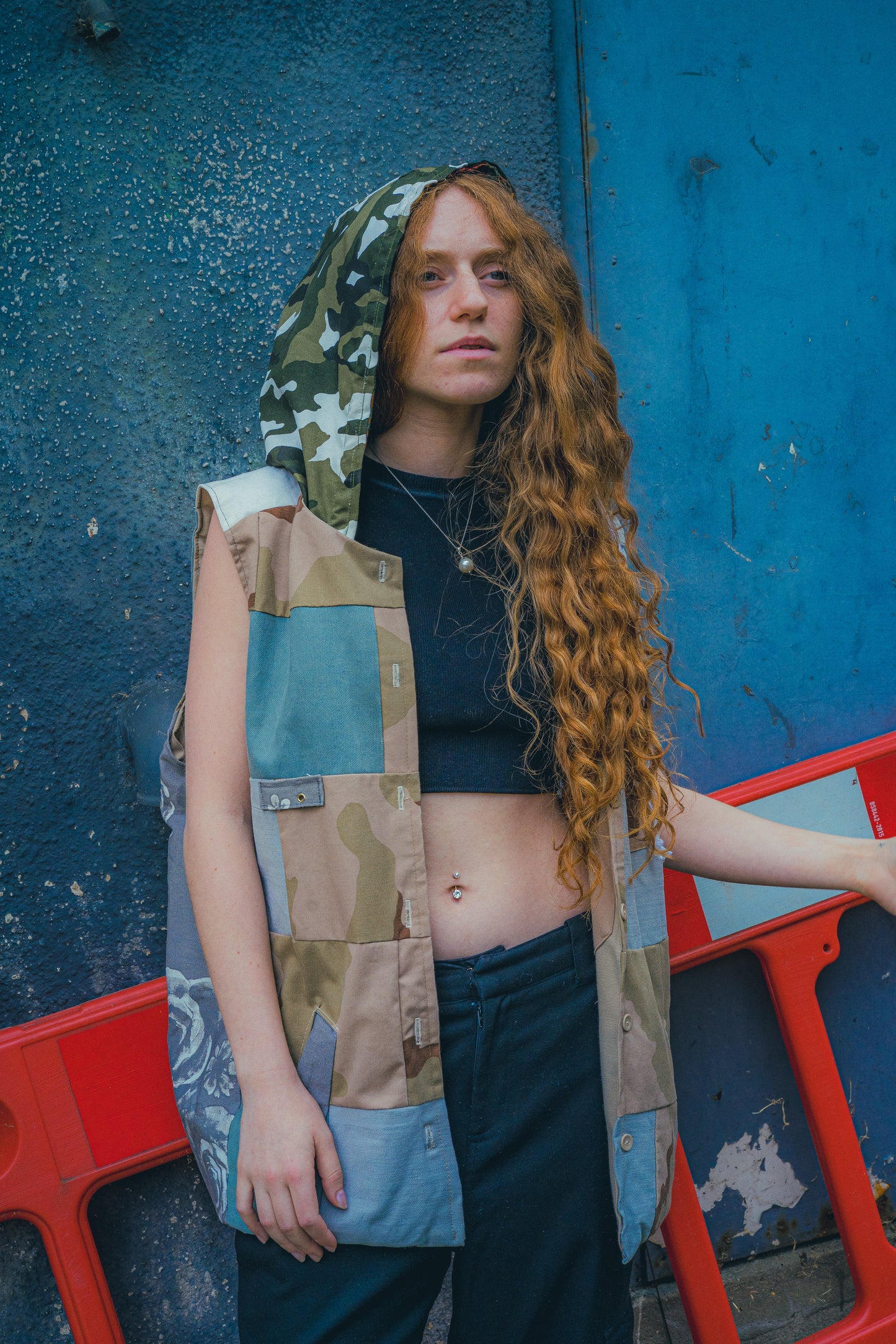 Camo Patchwork Vest